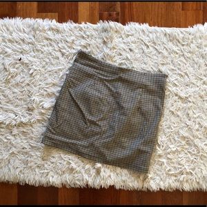 SHEIN: Houndstooth Mini Skirt